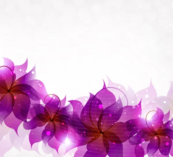 Purple flowers background