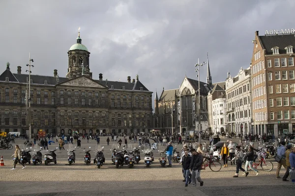 Dam Square in Amsterdam, Holland