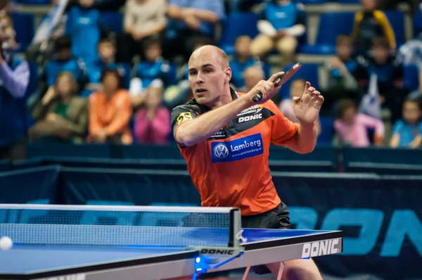 Orenburg, Russia - 03.04.2015: Table tennis competitions