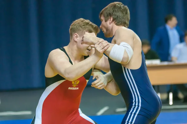 Competitions in Greco-Roman wrestling in Orenburg, Russia