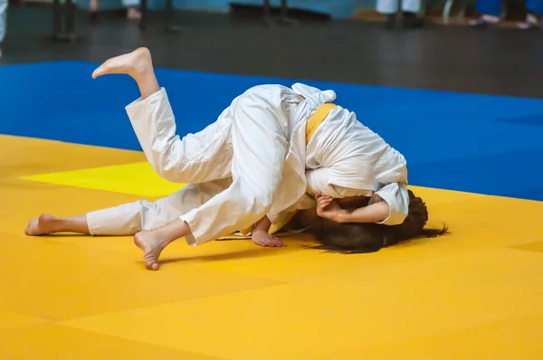 Judo competitions among girls, Orenburg, Russia