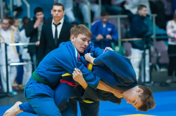 Judo competitions among boys, Orenburg, Russia