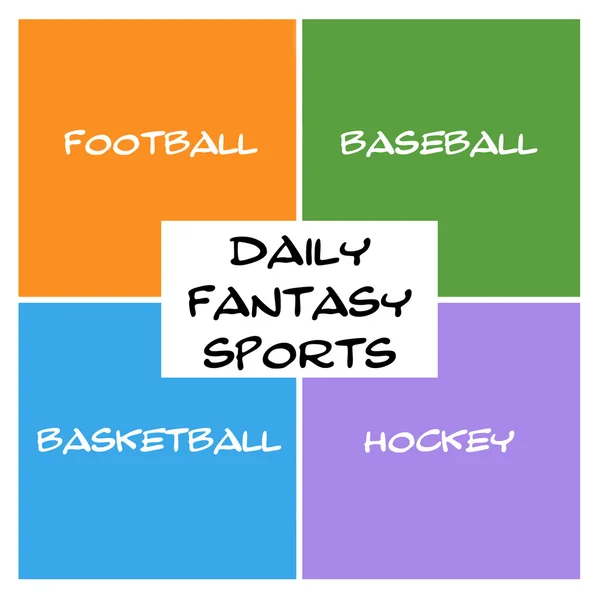 Daily Fantasy Sports Boxes and Rectangle