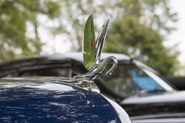 1949 Packard Blue Car Hood Ornament