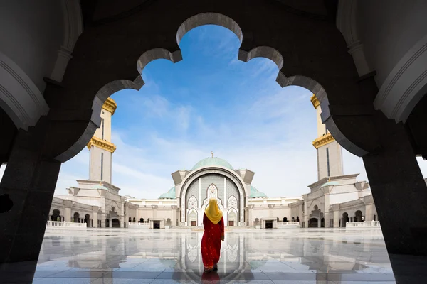 Malaysia Mosque with Muslim pray