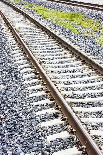 Railway on gravel