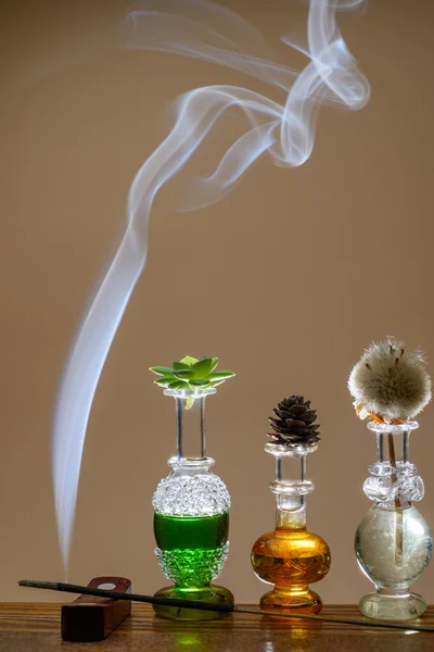 Perfumes and smoke