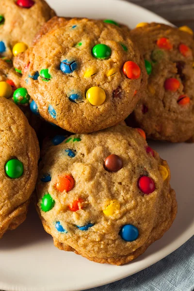 Homemade Candy Coated Chocolate Chip Cookies