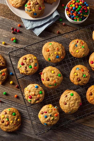 Homemade Candy Coated Chocolate Chip Cookies