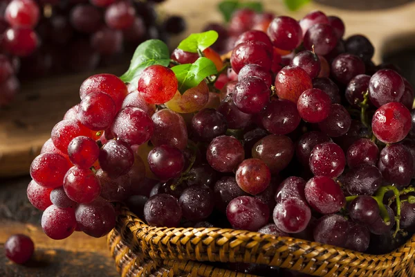 Organic Raw Red Grapes