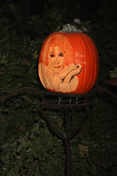 Joan Rivers Carved Pumpkins