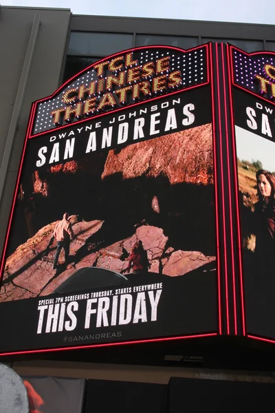 TCL Chinese Theater Marquee for San Andreas