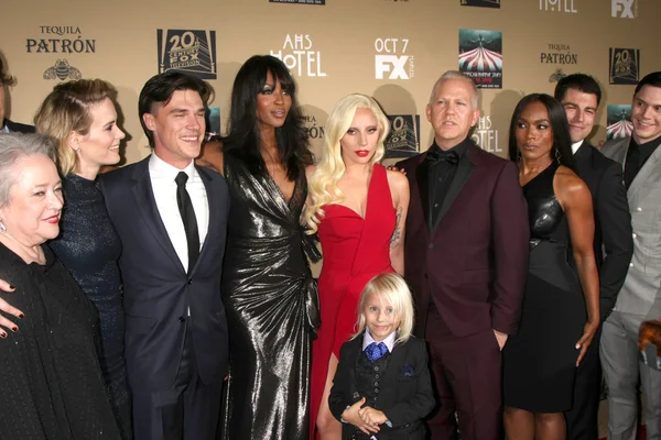 Finn Wittrock, Naomi Campbell, Lady Gaga, Ryan Murphy, Angela Bassett