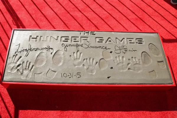 Hunger Games Handprint and Footprint Ceremony