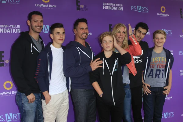 Don Diamont, Cindy Ambuehl, their sons