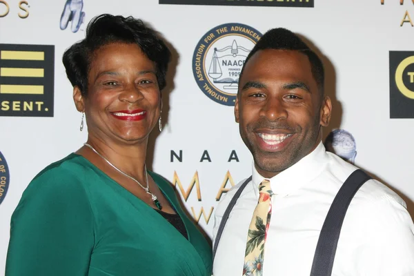Major, mother at the Non-Televised 47TH NAACP Image Awards