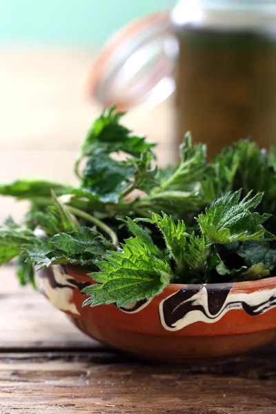 Stinging nettles leaves