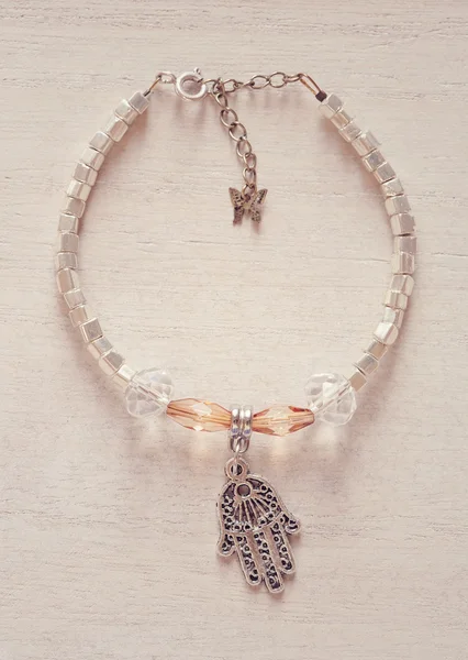 Yogini bracelet with Fatima\'s hand pendant