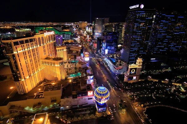 LAS VEGAS, USA - MARCH 18: Aerial view of Las Vegas strip on March 18, 2013 in Las Vegas, USA. Las Vegas is one of the top tourist destinations in the world.