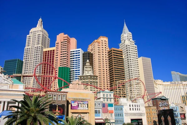 LAS VEGAS, USA - MARCH 19: New York - New York hotel and casino on March 19, 2013 in Las Vegas, USA. Las Vegas is one of the top tourist destinations in the world.