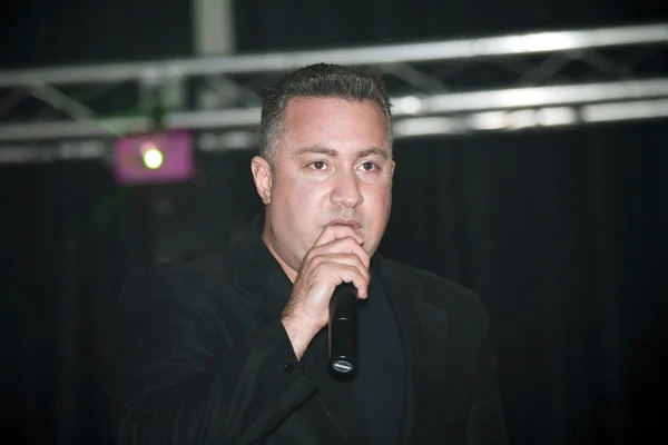 Samuel Hernandez performing during a Christian concert