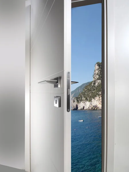 Door open to the coast