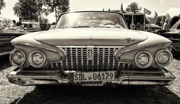 PAAREN IM GLIEN, GERMANY - MAY 19: Full-size car Plymouth Fury, 1961 (sepia), \