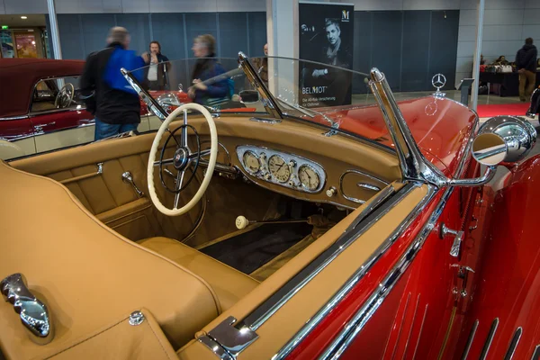 Cabin of a luxury car Mercedes-Benz Typ 290 Roadster (W18), 1935.