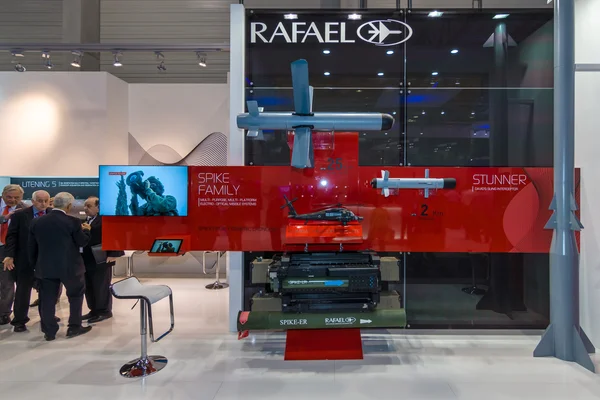 The stand of Rafael Advanced Defense Systems (Israel).