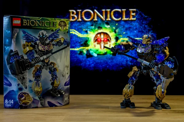 A character (toy) universe of Lego Bionicle - Onua, Uniter of Earth. BIONICLE is a line of construction toys created by the Lego Group.