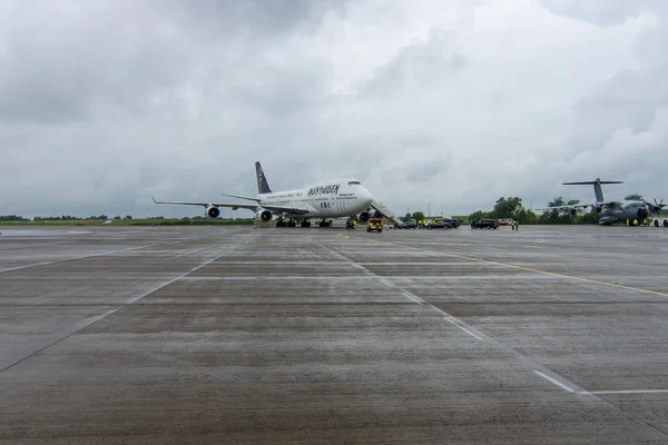 International Airport Schoenefeld. Iron Maiden\'s Boeing 747 \