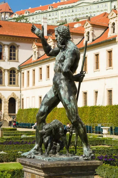 Mythical characters (sculpture) in the garden of the Wallenstein Palace