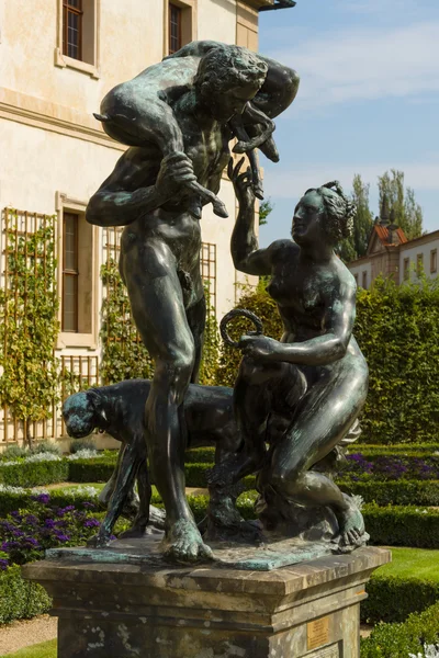 Mythical characters (sculpture) in the garden of the Wallenstein Palace