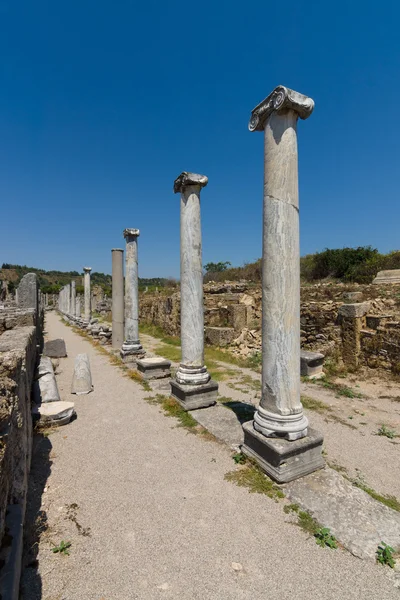 Ancient ruins of Perge. Agora.Turkey.