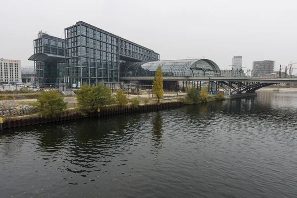 Berlin Central Station. The central station of Berlin - the largest and modern railway station of Europe.