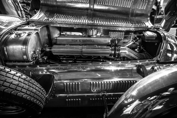 Engine of racing car Lagonda 4,5 Litre Fox & Nicholl, 1938