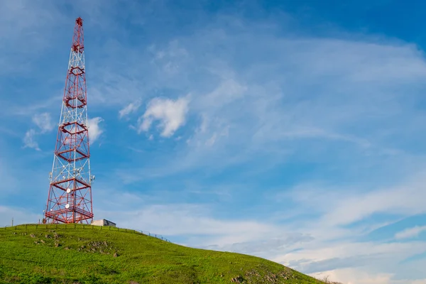 Telecommunications tower.