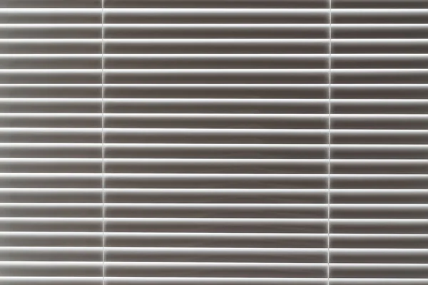 White venetian blinds.