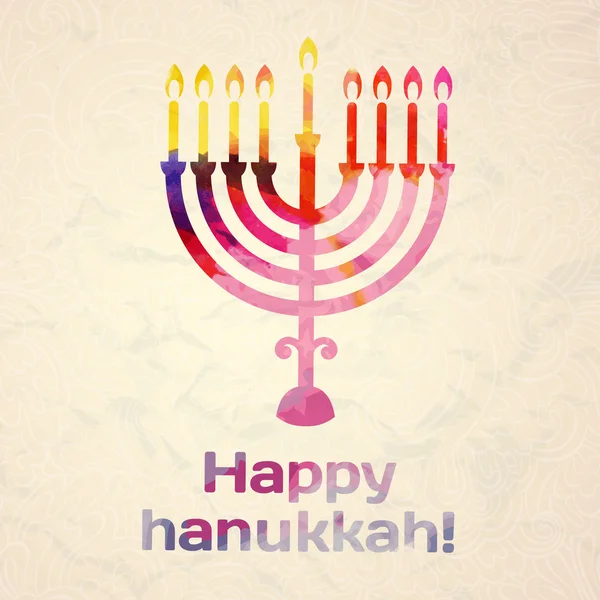 Happy Hanukkah, Jewish holiday. Hanukkah menorah