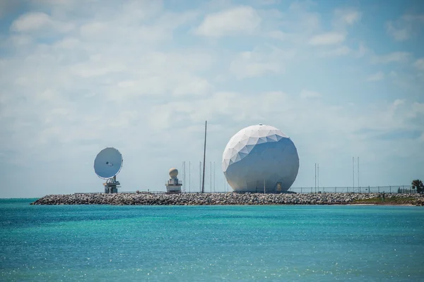 Radar dome technology on the sea coast