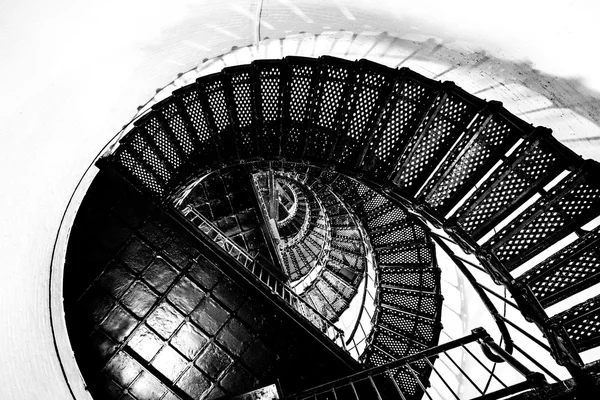 Spiral stair to the top of hunting island lighthouse