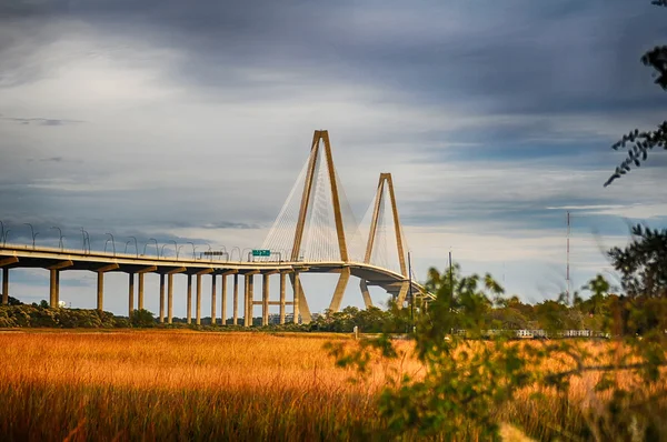 The Arthur Ravenel Jr. Bridge that connects Charleston to Mount