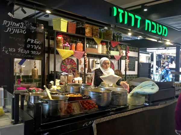 Arabian street food cafe, Tel Aviv, Israel.