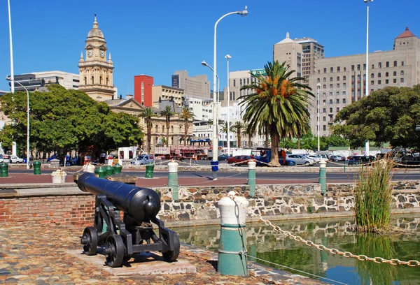 Cityscape with City Hall of Cape Town, South Africa.