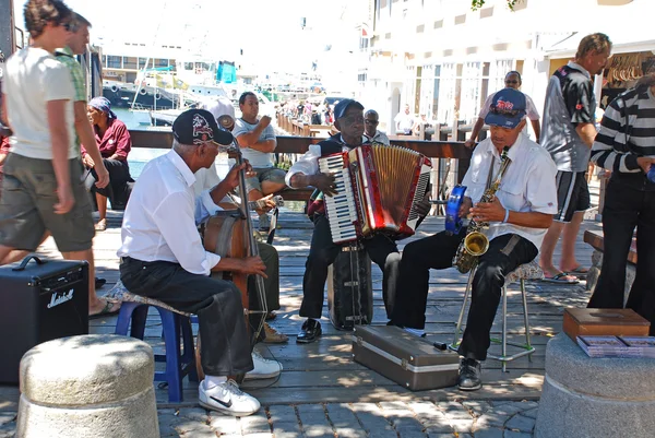 African street musicians on the Waterfront in Capetown, South Africa