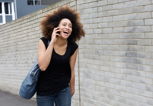 Young woman walking