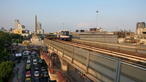 BTS sky train at Victory monument