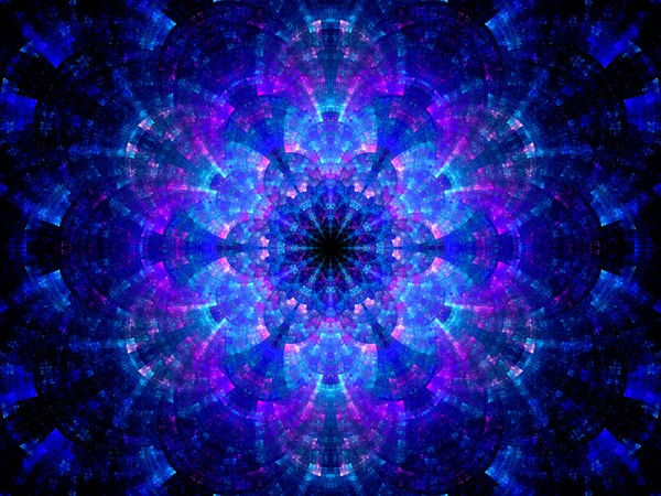 Splitted multicolored kaleidoscope fractal