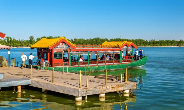 Boat on Kunming Lake at the Summer Palace - Beijing