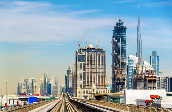 Skyscrapers in Dubai Downtown, United Arab Emirates